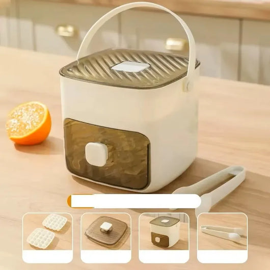 2026 New 48 Grid Ice Cube Mold Reusable Refrigerator Ice Maker One-Touch Easy Release Homemade Ice Cube Tray Mold