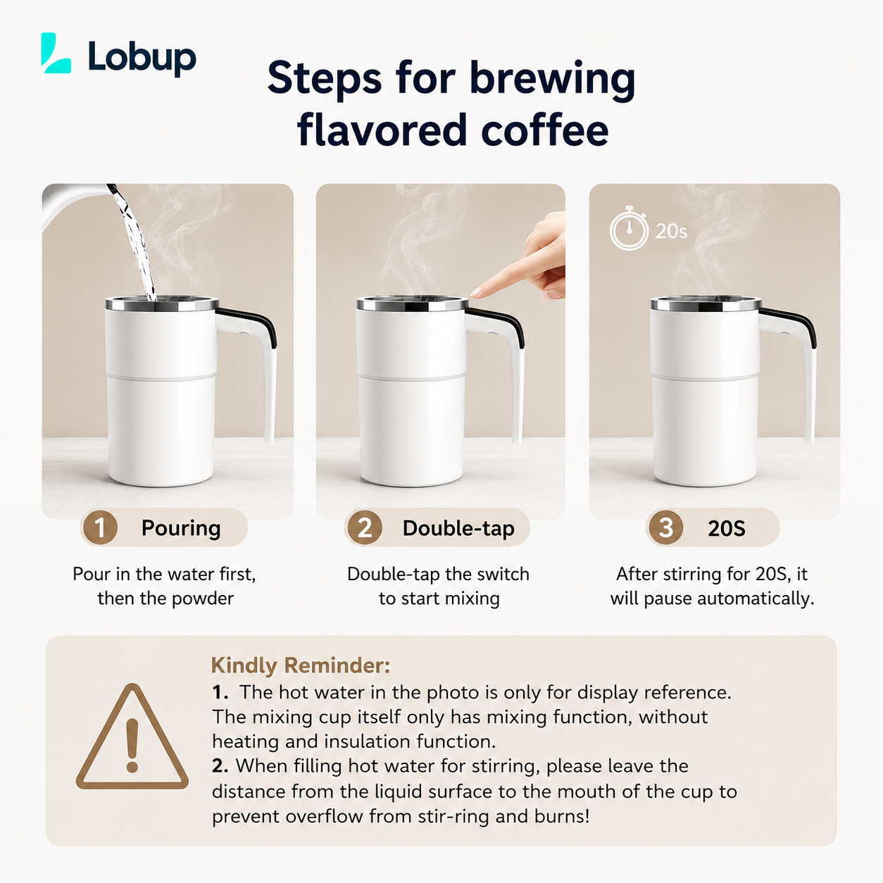 LOBUP Smart Self-Stirring Mug