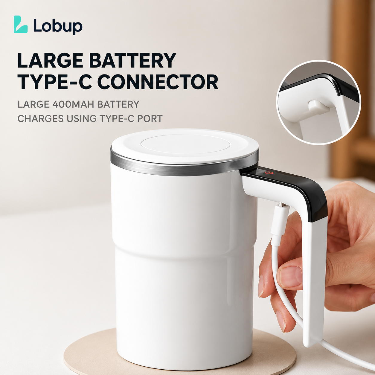 LOBUP Smart Self-Stirring Mug