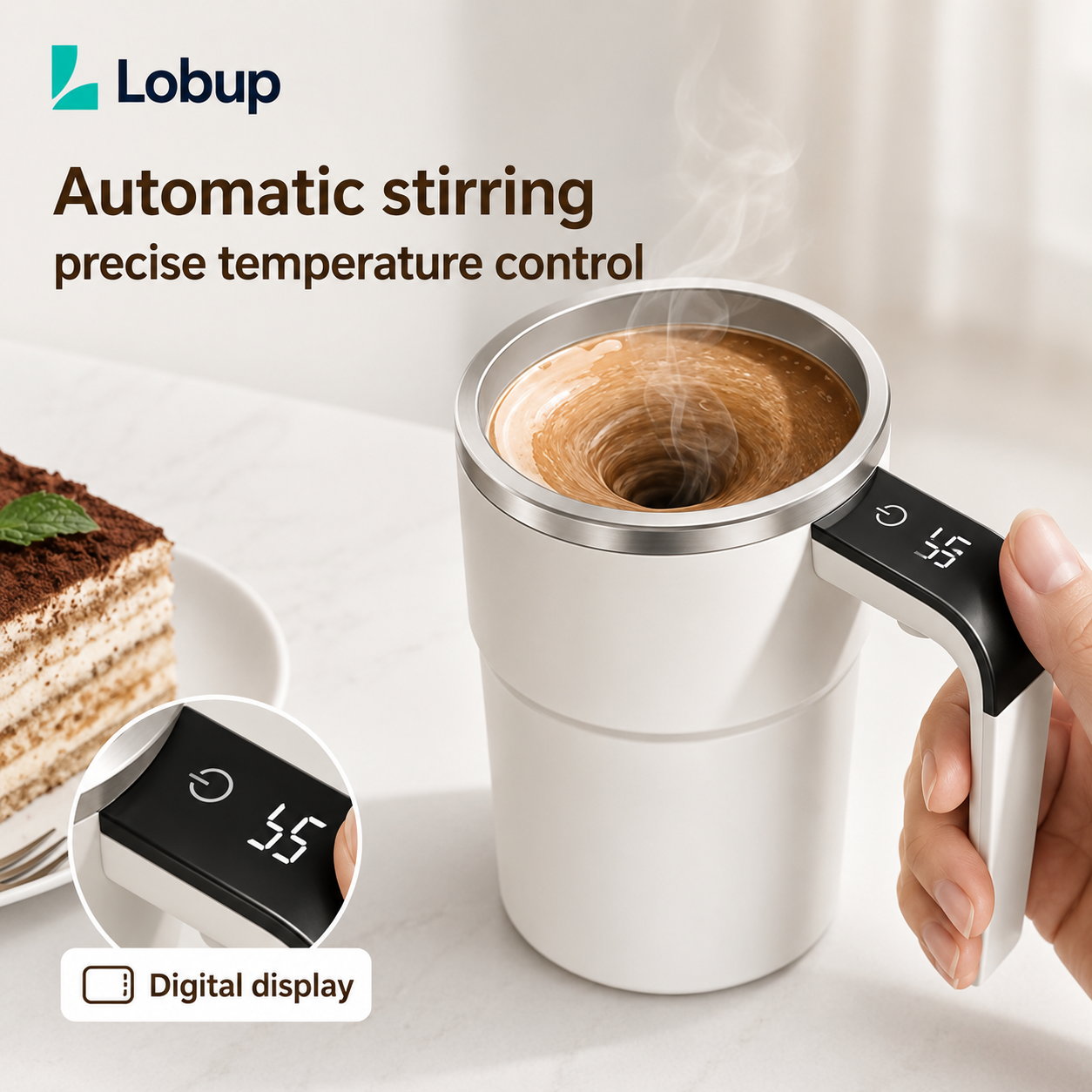 LOBUP Smart Self-Stirring Mug